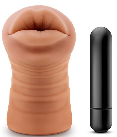 Кофейный мастурбатор-ротик Isabella - Blush Novelties - в Челябинске купить с доставкой