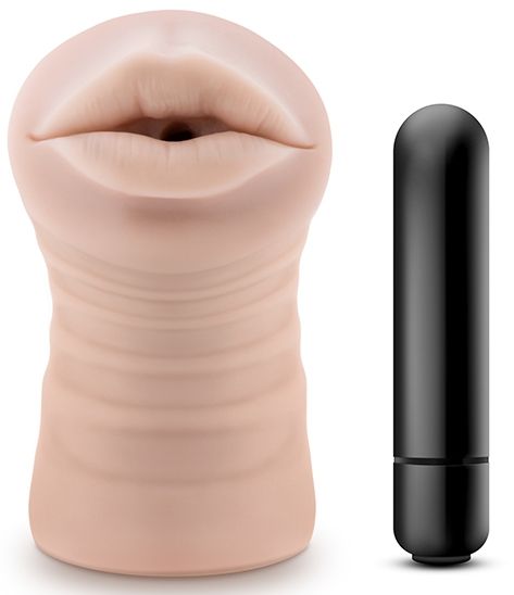 Телесный мастурбатор-ротик Skye - Blush Novelties - в Челябинске купить с доставкой