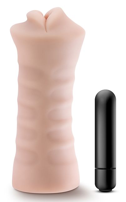 Телесный мастурбатор-ротик Angie - Blush Novelties - в Челябинске купить с доставкой