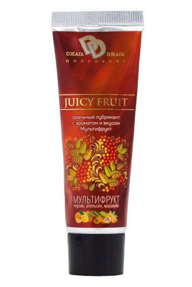 Интимный съедобный лубрикант JUICY FRUIT с ароматом фруктов - 30 мл. - БиоМед - купить с доставкой в Челябинске