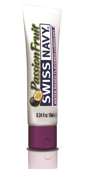 Лубрикант Swiss Navy Passion Fruit Lube с ароматом маракуйи - 10 мл. - Swiss navy - купить с доставкой в Челябинске