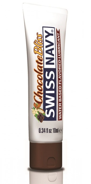 Лубрикант с ароматом шоколада Swiss Navy Chocolate Bliss Lube - 10 мл. - Swiss navy - купить с доставкой в Челябинске