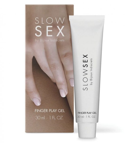 Гель для мастурбации с ароматом кокоса Slow Sex Finger Play Gel - 30 мл. - Bijoux Indiscrets - купить с доставкой в Челябинске