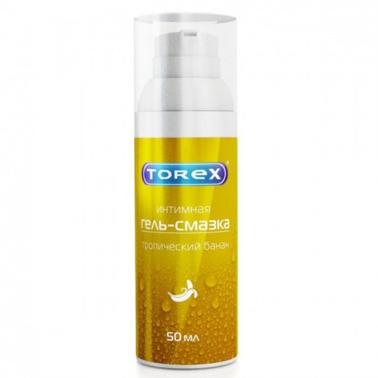 Гель-смазка на водной основе Torex  Тропический банан  - 50 мл. - Torex - купить с доставкой в Челябинске