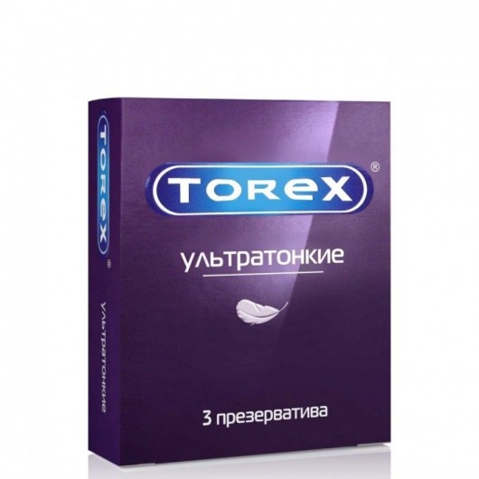 Презервативы Torex  Ультратонкие  - 3 шт. - Torex - купить с доставкой в Челябинске