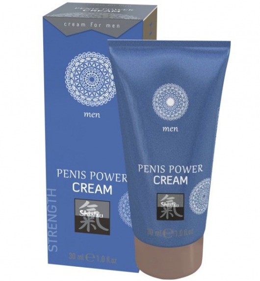Возбуждающий крем для мужчин Penis Power Cream - 30 мл. - Shiatsu - купить с доставкой в Челябинске