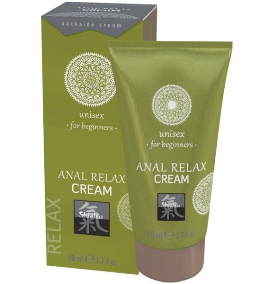 Анальный крем Anal Relax Cream - 50 мл. - Shiatsu - купить с доставкой в Челябинске