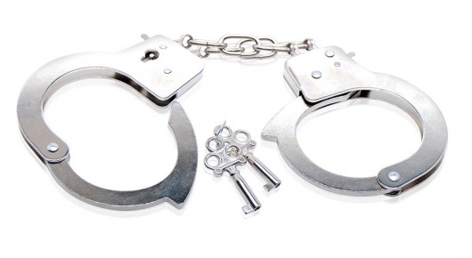 Металлические наручники Beginner s Metal Cuffs - Pipedream - купить с доставкой в Челябинске