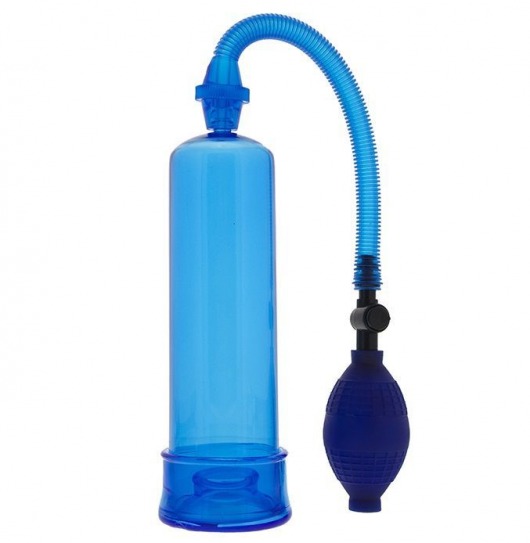 Синяя вакуумная помпа MENZSTUFF PENIS ENLARGER - Dream Toys - в Челябинске купить с доставкой
