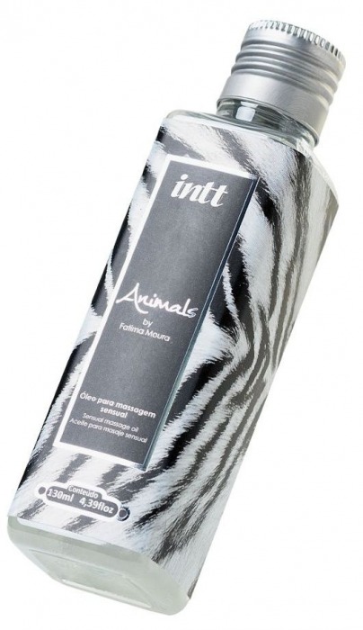 Массажное масло ANIMALS by Fatima Moura с возбуждающим эффектом - 130 мл. - INTT - купить с доставкой в Челябинске