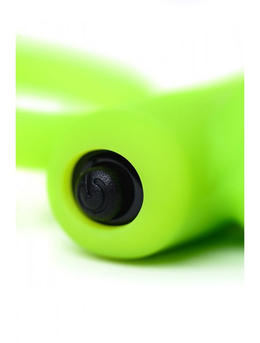 Зеленое эрекционное виброкольцо на пенис Cock Ring - A-toys - в Челябинске купить с доставкой