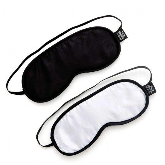Набор из двух масок на глаза Soft Blindfold Twin Pack - Fifty Shades of Grey - купить с доставкой в Челябинске