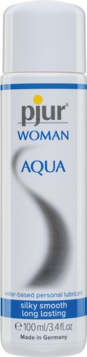 Лубрикант на водной основе pjur WOMAN Aqua - 100 мл. - Pjur - купить с доставкой в Челябинске