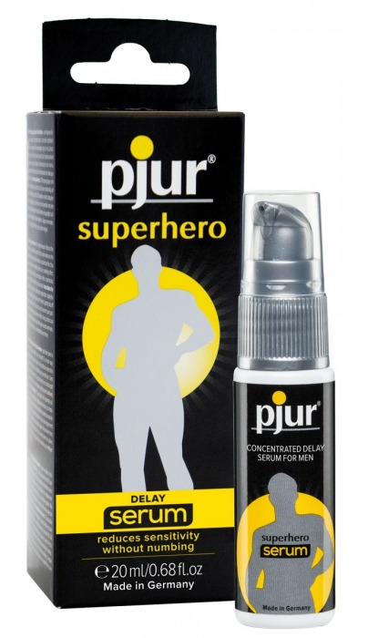 Сыворотка-пролонгатор pjur SUPERHERO Delay Serum - 20 мл. - Pjur - купить с доставкой в Челябинске