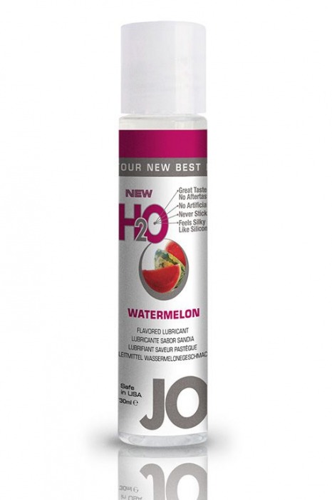 Лубрикант с ароматом арбуза JO Flavored Watermelon - 30 мл. - System JO - купить с доставкой в Челябинске