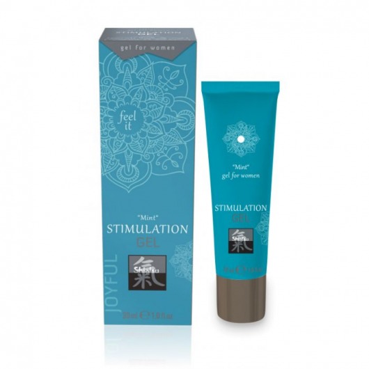 Возбуждающий интимный гель STIMULATION GEL Mint - 30 мл. - Shiatsu - купить с доставкой в Челябинске