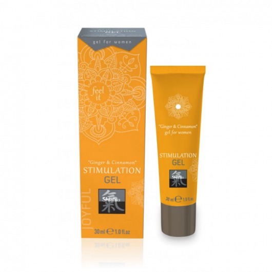 Возбуждающий интимный гель STIMULATION GEL Ginger   Cinnamon - 30 мл. - Shiatsu - купить с доставкой в Челябинске