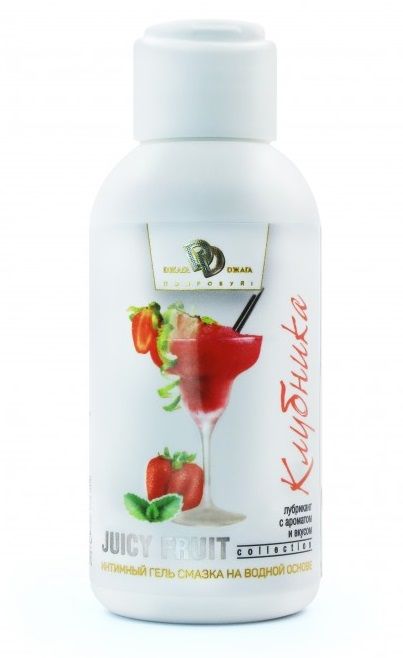 Интимный гель-смазка JUICY FRUIT с ароматом клубники - 100 мл. - БиоМед - купить с доставкой в Челябинске