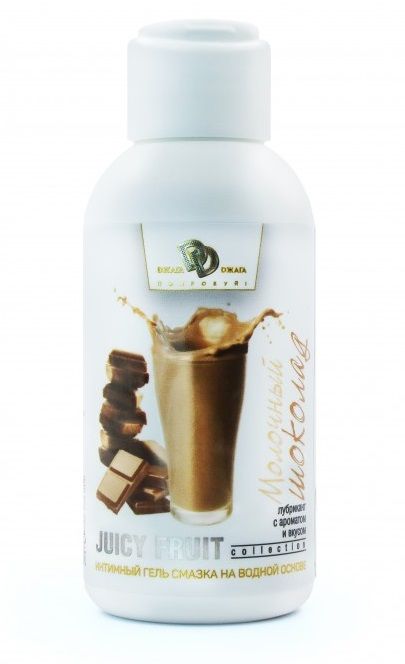 Интимный гель-смазка JUICY FRUIT с ароматом молочного шоколада - 100 мл. - БиоМед - купить с доставкой в Челябинске