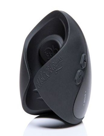 Черный инновационный мужской вибратор PULSE SOLO ESSENTIAL - Hot Octopuss - в Челябинске купить с доставкой