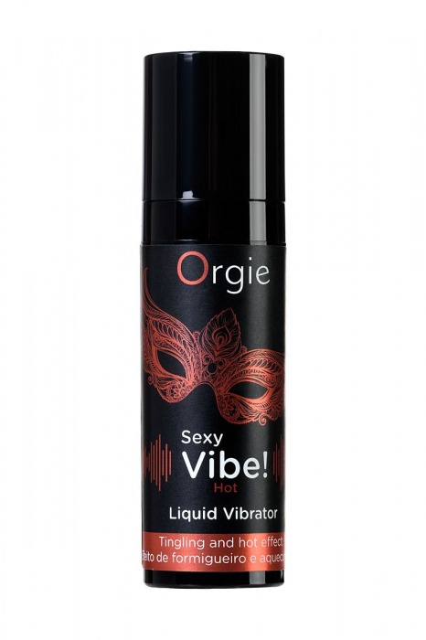 Разогревающий гель для массажа ORGIE Sexy Vibe Hot с эффектом вибрации - 15 мл. - ORGIE - купить с доставкой в Челябинске