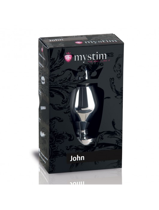 Анальная втулка для электростимуляции John - 10,5 см. - MyStim - купить с доставкой в Челябинске