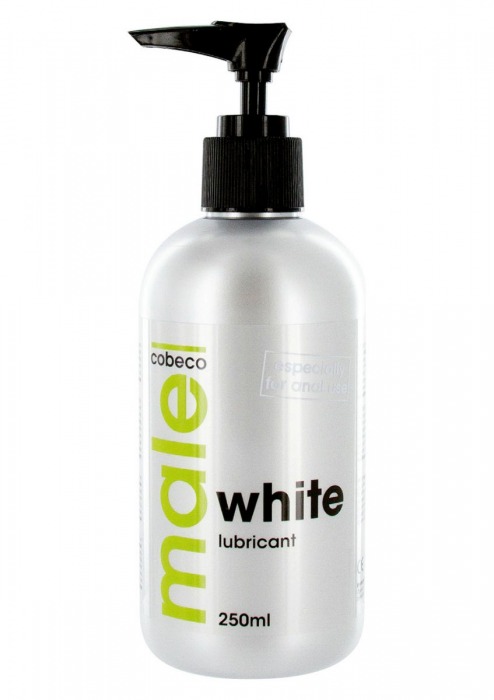 Анальная смазка на водной основе MALE Cobeco White Lubricant - 250 мл. - Cobeco - купить с доставкой в Челябинске