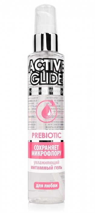 Увлажняющий интимный гель Active Glide Prebiotic - 100 гр. - Биоритм - купить с доставкой в Челябинске