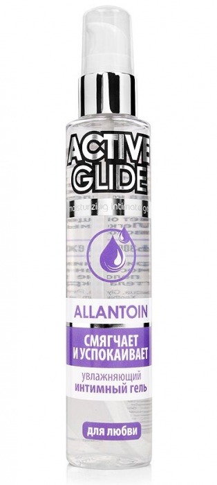 Увлажняющий интимный гель Active Glide Allantoin - 100 гр. - Биоритм - купить с доставкой в Челябинске