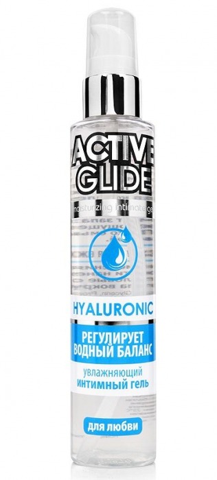 Увлажняющий интимный гель Active Glide Hyaluronic - 100 гр. - Биоритм - купить с доставкой в Челябинске
