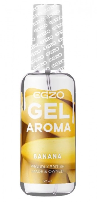 Интимный лубрикант EGZO AROMA с ароматом банана - 50 мл. - EGZO - купить с доставкой в Челябинске