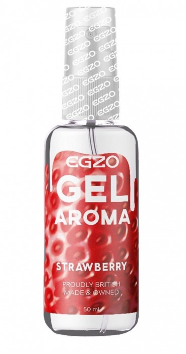 Интимный лубрикант EGZO AROMA с ароматом клубники - 50 мл. - EGZO - купить с доставкой в Челябинске