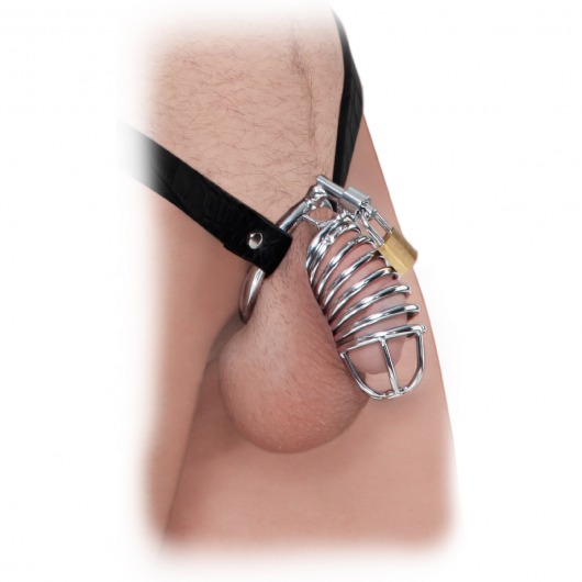 Кольцо верности Extreme Chastity Belt с фиксацией головки - Pipedream - купить с доставкой в Челябинске