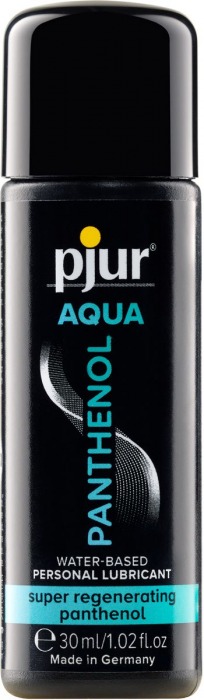 Лубрикант на водной основе с пантенолом pjur AQUA Panthenol - 30 мл. - Pjur - купить с доставкой в Челябинске