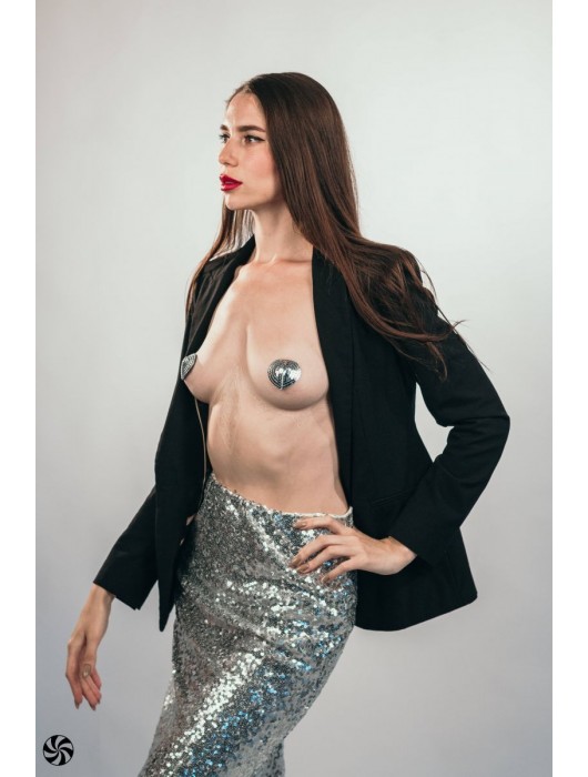 Серебристые пэстисы Rand - Lola Lingerie купить с доставкой