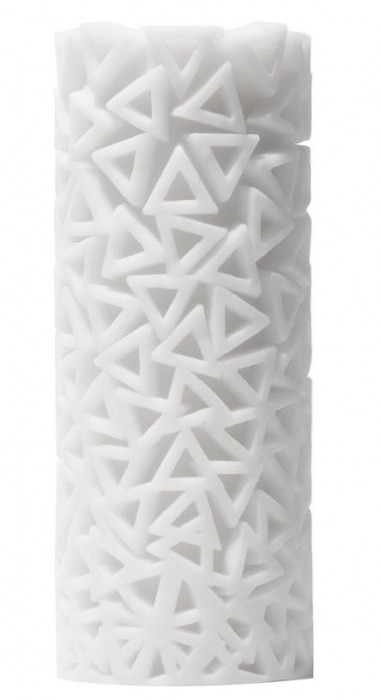 Белый 3D мастурбатор PILE - Tenga - в Челябинске купить с доставкой