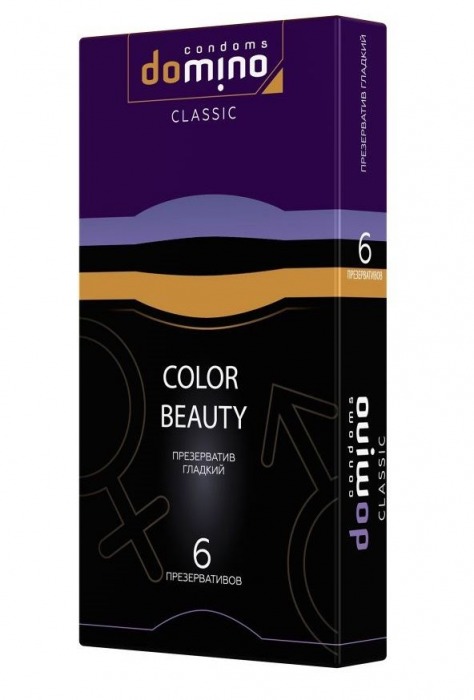 Разноцветные презервативы DOMINO Colour Beauty - 6 шт. - Domino - купить с доставкой в Челябинске