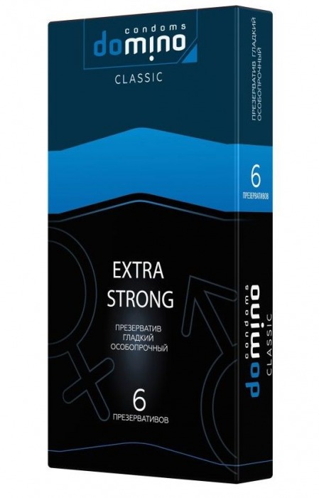 Суперпрочные презервативы DOMINO Extra Strong - 6 шт. - Domino - купить с доставкой в Челябинске
