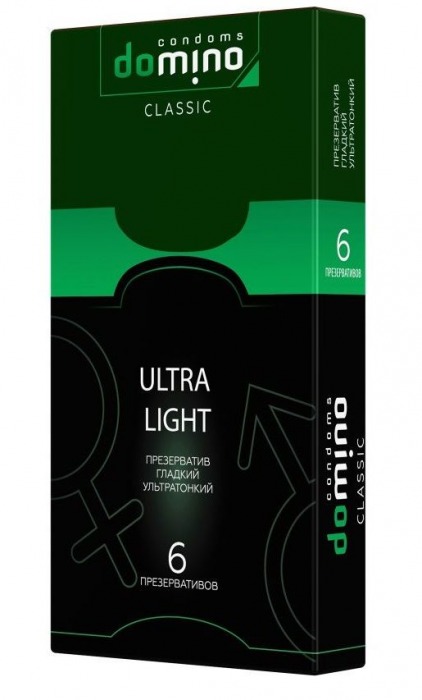 Супертонкие презервативы DOMINO Ultra Light - 6 шт. - Domino - купить с доставкой в Челябинске