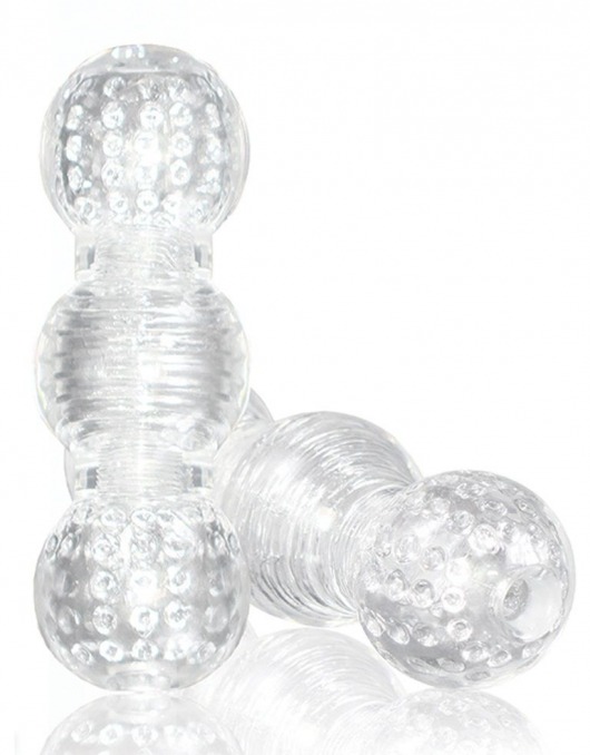 Прозрачный фигурный мастурбатор Master Stroker - Blush Novelties - в Челябинске купить с доставкой
