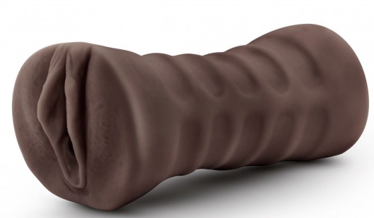 Коричневый мастурбатор-вагина Hot Chocolate Brianna - Blush Novelties - в Челябинске купить с доставкой