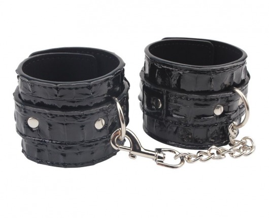 Черные наручники Surrender Wrist Restraints - Chisa - купить с доставкой в Челябинске