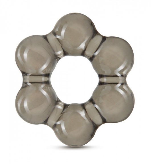 Дымчатое эрекционное кольцо Stay Hard Thick Bead Cock Ring - Blush Novelties - в Челябинске купить с доставкой