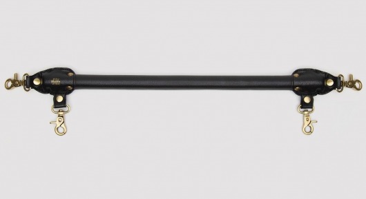 Черная распорка для ног Bound to You Faux Leather Spreader Bar - 50,8 см. - Fifty Shades of Grey - купить с доставкой в Челябинске