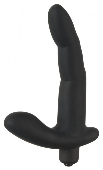 Черный вибромассажер простаты Naughty Finger Prostate Vibe - 13,8 см. - Orion - в Челябинске купить с доставкой