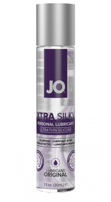 Лубрикант на силиконовой основе JO Xtra Silky - 30 мл. - System JO - купить с доставкой в Челябинске