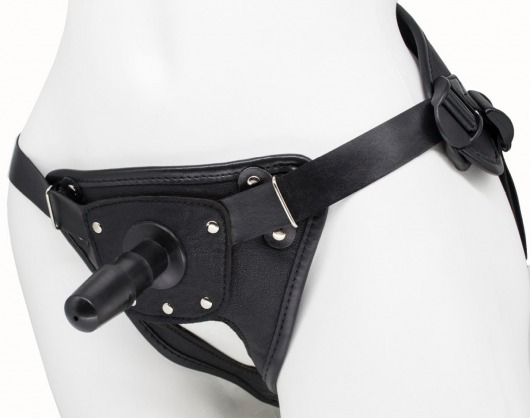 Черный пояс для насадок BEST CLASS STRAP - LOVETOY (А-Полимер) - купить с доставкой в Челябинске
