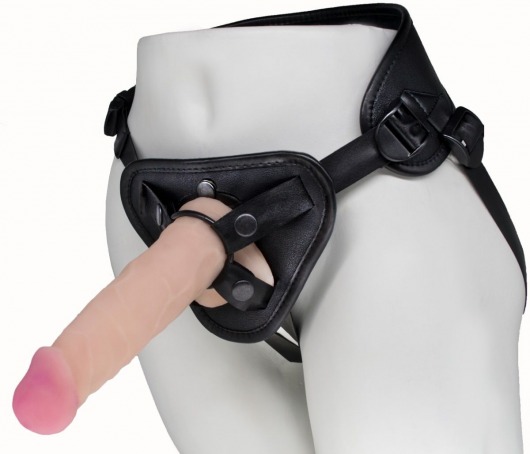 Пояс харнесс BEST UNI strap с 2 сменными насадками - 18,5 и 16 см. - LOVETOY (А-Полимер) - купить с доставкой в Челябинске
