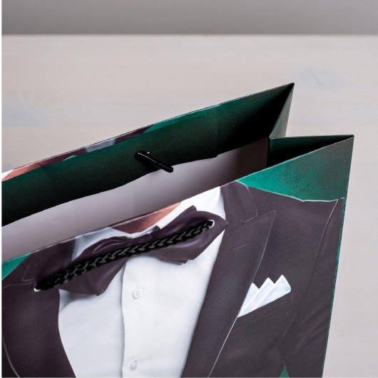 Бумажный пакет «Лучшему!» - 23 х 27 см. - Сима-Ленд - купить с доставкой в Челябинске