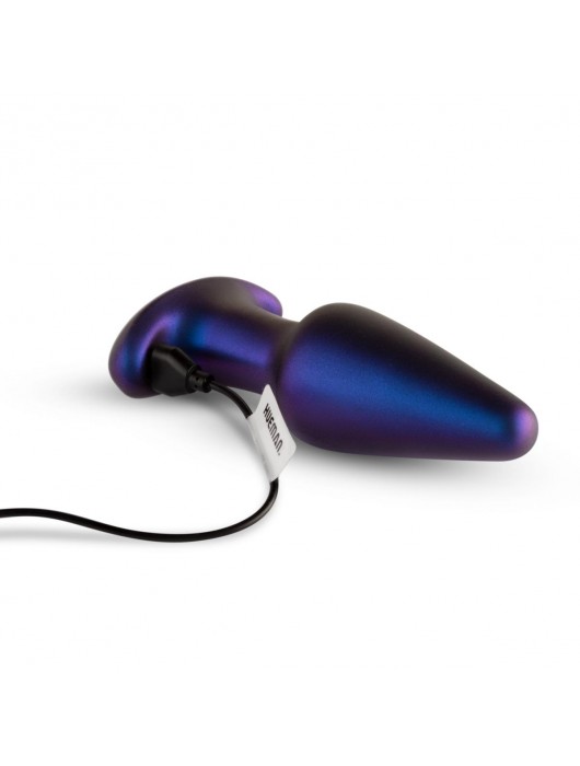 Фиолетовая анальная вибропробка Meteoroid с пультом - 13,9 см. - ONE DC B.V.